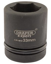 Draper Expert 33mm 1 Inch Square Drive Hi-Torq® 6 Point Impact Socket