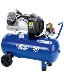 Draper 50L 230V 3.0hp (2.2kW) V-Twin Air Compressor