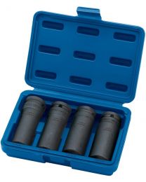 Draper 1/2 Inch Sq. Dr. Deep Impact Nut and Bolt Remover Set (4 Piece)