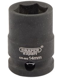 Draper Expert 14mm 3/8 Inch Square Drive Hi-Torq® 6 Point Impact Socket