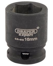 Draper Expert 16mm 3/8 Inch Square Drive Hi-Torq® 6 Point Impact Socket
