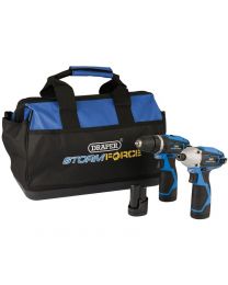 10.8V Dr/Dr.TW/Pack +3 Batteries and Bag - Draper Storm Force® Interchange Super Deal