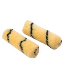 Draper 100mm Tiger Stripe Paint Roller Sleeves (Pack of Two)