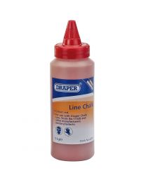 Draper 115G Plastic Bottle of Red Chalk for Chalk Line