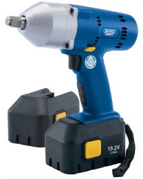Draper Expert 19.2V Cordless 1/2 Inch Sq. Dr. Impact Wrench with Two Ni-Mh Batteries