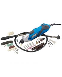 Draper 135W 230V Multi-Tool Kit with Flexible Drive Shaft and 100 Piece Accessory Kit