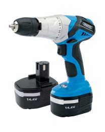 Draper 14.4V Cordless Hammer Drill with Two Batteries