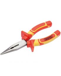Draper 160mm VDE Approved Fully Insulated Long Nose Pliers
