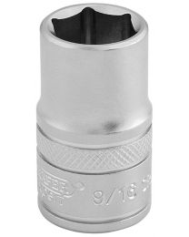 Draper 1/2 Inch Square Drive 6 Point Imperial Socket (9/16 Inch)