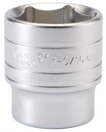 Draper 1/2 Inch Square Drive 6 Point Imperial Socket (1.3/16 Inch)