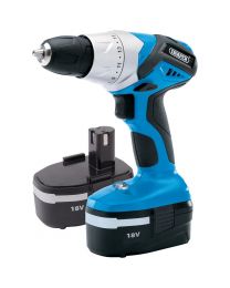 Draper 18V Cordless Rotary Drill with Two Batteries