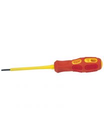 Draper 2.5mm x 75mm Fully Insulated Plain Slot Screwdriver (Sold Loose)