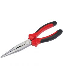 Draper 200mm Heavy Duty Long Nose Pliers with Soft Grip Handles