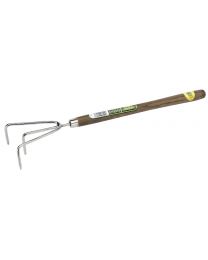 Draper Stainless Steel Hand Cultivator with Intermediate Length Ash Handle