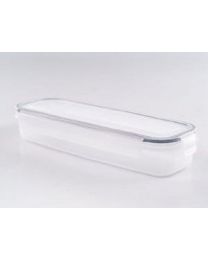 Addis 1 Litre Clip and Close Food Storage Container, Clear Bacon