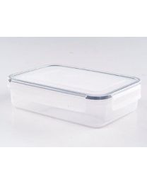 Addis 1.1 Litre Clip and Close Rectangular Food Storage Container, Clear