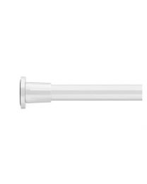 Croydex Telescopic Shower Curtain Rod Extends from 1060mm to 1830mm White