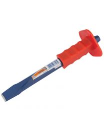 Draper 25 x 300mm Octagonal Shank Cold Chisel with Hand Guard (Sold Loose)