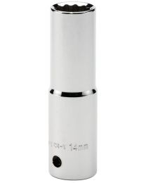 Draper Expert 14mm 1/2 Inch Square Drive Hi-Torq® 12 Point Deep Socket (Sold Loose)