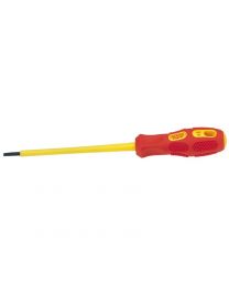 Draper 3.0mm x 100mm Fully Insulated Plain Slot Screwdriver (Sold Loose)