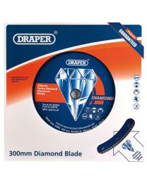 Draper 300 x 22.2mm Continuous Turbo Rim Diamond Blade