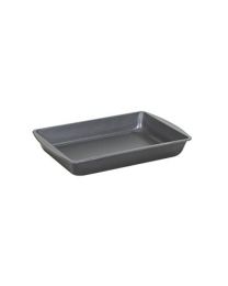 Wham 50775 Teflon Multi-Purpose Dish, Steel, Graphite, 36.5 x 24 x 5 cm