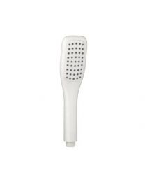 Croydex Essentials Single Function Shower Handset with Rub Clean Nozzles, White