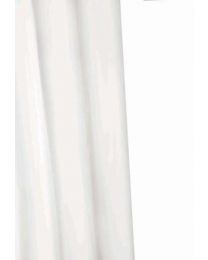 Croydex Fully Waterproof Plain White PVC Shower Curtain
