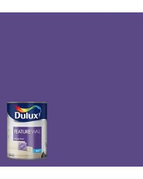 Dulux Matt Paint for Walls Feature, 1.25 L - Purple Pout