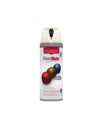Plasti-kote 22102 400ml Premium Spray Paint Satin - Porcelain