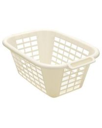 Addis 40l Rectangle Laundry Basket Linen 270mm x 670mm x 450mm