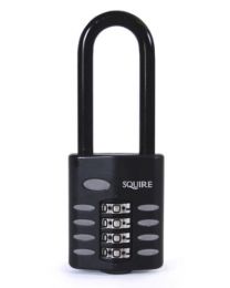 Squire CP50 2 1/2-Inch Long Shackle Comb Padlock