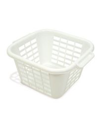 ADDIS 24 Litre Square Laundry Basket, Linen