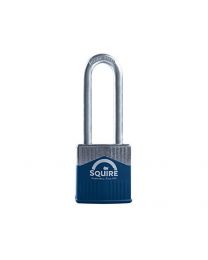 Henry Squire & Sons HSQW45LS 45 mm Warrior High-Security Long Shackle Padlock - Blue