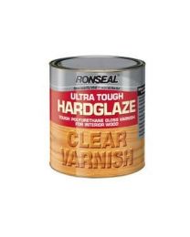 Ronseal UTVHG25L 2.5L Ultra Tough Hardglaze Internal Clear Gloss Varnish