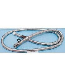 Oracstar Shower Hose 1.25m (49 Inch) long x 11mm cone Chrome Colour & Including Washers
