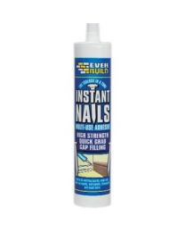 Everbuild 25INST Instant Nails Adhesive, White, 310 ml