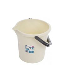 10 litre Household Bucket - Cream