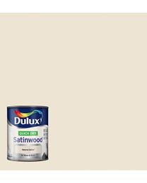 Dulux Quick Dry Satinwood Paint, 750 ml - Natural Calico