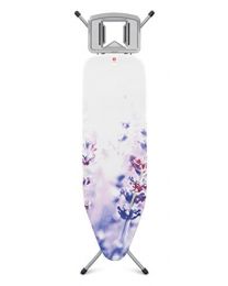 Brabantia Ironing Board with Solid Steam Iron Rest, Standard, Size B Lavender
