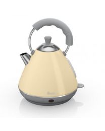 Swan SK261030CN Retro Pyramid Kettle with 3kW Rapid Boil, 2 Litre, Cream