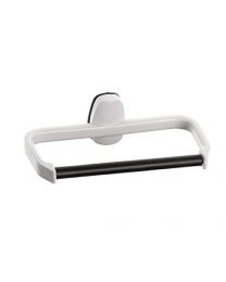 Silver Style Toilet Roll Holder White 10331