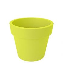 elho 7612503039700 30 cm InchGreen Basics Top Planter Inch Flower Pot - Lime Green