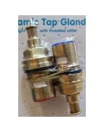 Ceramic Tap Glands - Pair (7.6mm x 14.9mm (20 Splines))