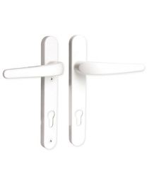 Sterling DH1W uPVC Lever Door Handles, White, Set of 2 Pieces