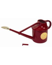 Haws Deluxe 7-Litre Outdoor Watering Can, Red