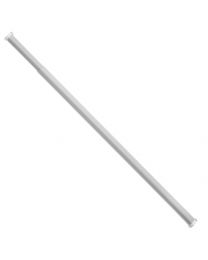 Universal Oval Tension Curtain Rod, White, 90-150 Cm