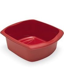 Addis Rectangular Washing Up Bowl, Roasted Red, 9.5 Litre