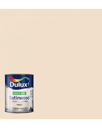 Dulux Quick Dry Satinwood Paint, 750 ml - Magnolia