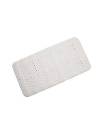Croydex Hygiene 'N' Clean Anti-Bacterial Slip-Resistant Cushioned Medium Bath Mat, 35 x 70 cm, White